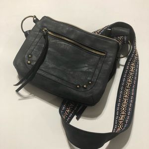 Hobo purse gray tribal strap women